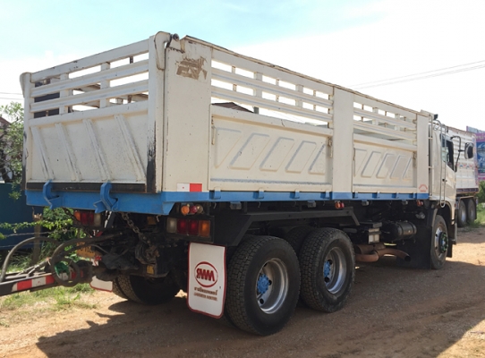 ขายรถพ่วง HINO 380แรง ซีรีส์500 ปี 58 เลขไมล์ 130,xxx ดั้มพ์สามมิตร สภาพเดิมๆ