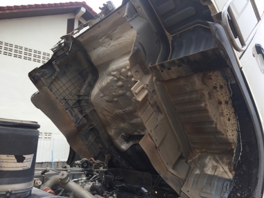 ขายรถพ่วง HINO 380แรง ซีรีส์500 ปี 58 เลขไมล์ 130,xxx ดั้มพ์สามมิตร สภาพเดิมๆ