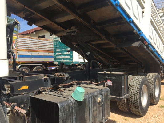 ขายรถพ่วง HINO 380แรง ซีรีส์500 ปี 58 เลขไมล์ 130,xxx ดั้มพ์สามมิตร สภาพเดิมๆ