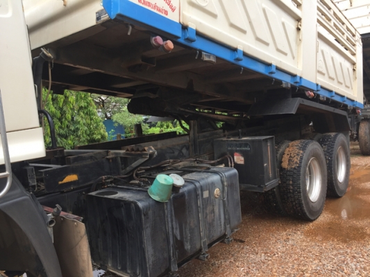 ขายรถพ่วง HINO 380แรง ซีรีส์500 ปี 58 เลขไมล์ 130,xxx ดั้มพ์สามมิตร สภาพเดิมๆ