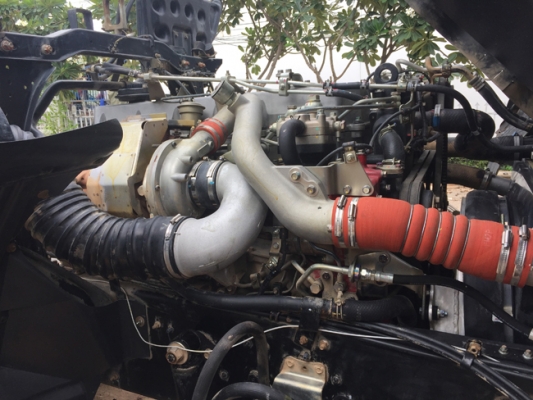 ขายรถพ่วง HINO 380แรง ซีรีส์500 ปี 58 เลขไมล์ 130,xxx ดั้มพ์สามมิตร สภาพเดิมๆ