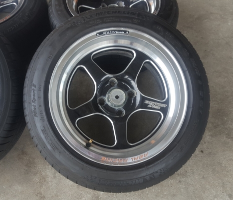 ขายล้อมือ2 WELD ขอบ15 4รู100 หน้า8พร้อมยาง 4 ล้อ