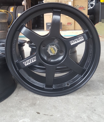 ขายล้อมือ2 TE37 ขอบ17 4รู100  4 ล้อ