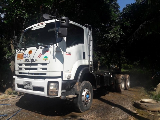 หัวคัสซีสิบล้อแสงเพลา Isuzu 360 แรง ปี 55 เดิมๆ พร้อมใช้งานค่ะ