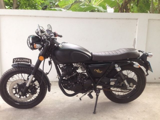 Stallions Centaur Cafe Mega ดำด้าน รุ่นพิเศษ ปี2016 รถ 7 เดือนใหม่วิ่งน้อย สภาพใหม่