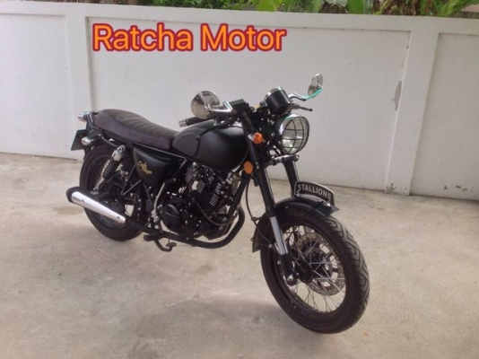 Stallions Centaur Cafe Mega ดำด้าน รุ่นพิเศษ ปี2016 รถ 7 เดือนใหม่วิ่งน้อย สภาพใหม่