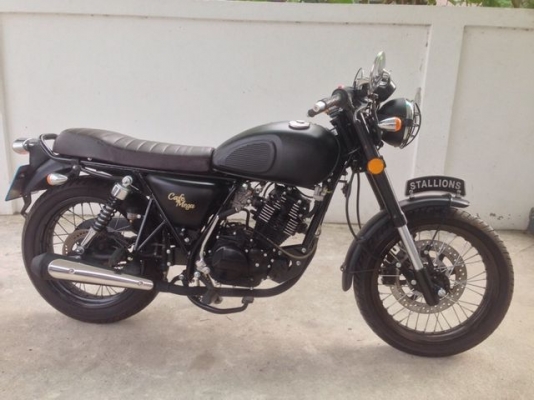 Stallions Centaur Cafe Mega ดำด้าน รุ่นพิเศษ ปี2016 รถ 7 เดือนใหม่วิ่งน้อย สภาพใหม่