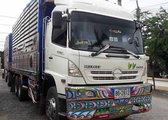 พ่วง 22 ล้อ HINO 344 ปี 53 เบรคน้ำมัน กระบะมิเนียม -ดั้ม อู่โชคชัย บรรทุกของได้ 30,200 กก. พร้อมใช้ ราคา 2.4 ล้าน ต่อรอง