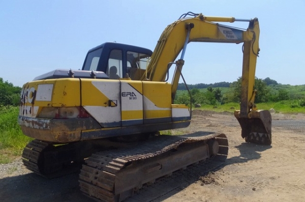Kobelco SK120 #LP-07232 รถขุด มือสองญี่ปุ่น *แทรคใหญ่ โทร. 080-6565422 (หนิง)