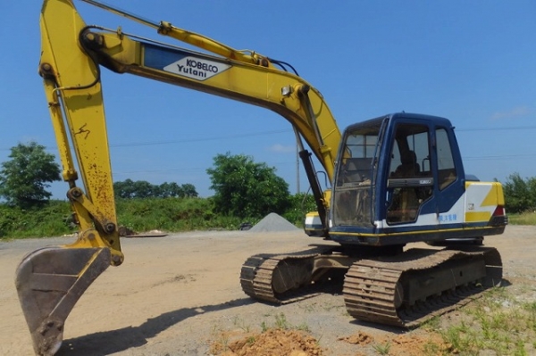 Kobelco SK120 #LP-07232 รถขุด มือสองญี่ปุ่น *แทรคใหญ่ โทร. 080-6565422 (หนิง)