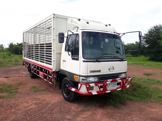 HINO รถหมู FC2J (5สูบ) เครื่อง 165 แรง กระบะยาว 6 เมตรเต็ม ขาย 580,000 บาท ศุภากร 081-1903107, 081-5