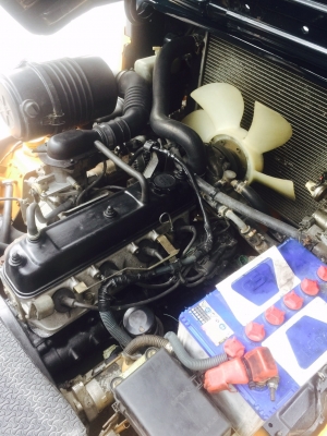 ขายรถยกโฟร์คลิฟท์ดีเซลยี่ห้อ TOYOTA ยกได้2.5 ตัน เสาสูง3.5 เมตร