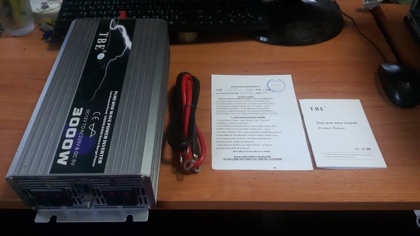 Inverter 3000W (เครื่องแปลงไฟจากแบตเตอรี่เป็นไฟบ้าน) Inverter 3000W (เครื่องแปลงไฟจากแบตเตอรี่เป็นไฟบ้าน)