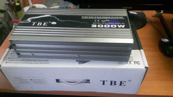 Inverter 3000W (เครื่องแปลงไฟจากแบตเตอรี่เป็นไฟบ้าน) Inverter 3000W (เครื่องแปลงไฟจากแบตเตอรี่เป็นไฟบ้าน)