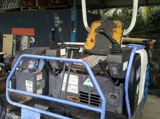 รถแบคโฮ MITSUBISHI MM20T รถเก่านอกพึ่งนำเข้า ยังไม่เคยใช้งานในไทย เครื่องดี ปั๊มดี โซ่หนา เอวแน่น ชั่วโมงการทำงานน้อย มีเอกสารใบอินวอยซ์ ชุดจดทะเบียน สภาพพร้อมใช้งาน (มี VDO การทำงานให้ชม)