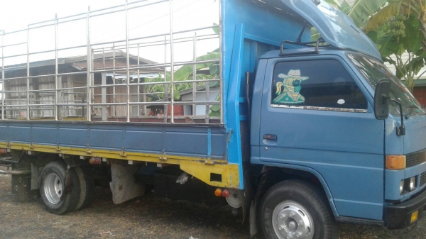 Isuzu npr 59 lpu 5 เครื่อง 115 แรงม้า แอร์หนาว เครื่องดีภาษีเต็มเล่มพร้อมโอนยาว 550 เมตร พร้อมคอกสวย