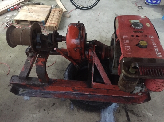 ขายกว้านพร้อมเครื่องยนต์คูโบต้า10แรง