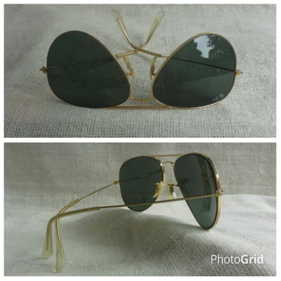 แว่นตาท่านนายพล  อเมริกันวินเทจ ยุค &#039;70s  &#039;เรย์-แบน แมคอาเธอร์&#039;  ตัวเทพบุตร!  Vintage B&amp;L RAY-BAN USA  ตัวแท้!  จริงใจ - ไม่จิงโจ้!