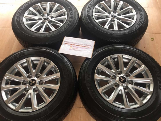 ล้อแม็ก 17 New Triton 17 พร้อมยาง Dunlop 245/65/17 สัปดาห์ที่ 50 ปี 15 ดอกเต็มๆ