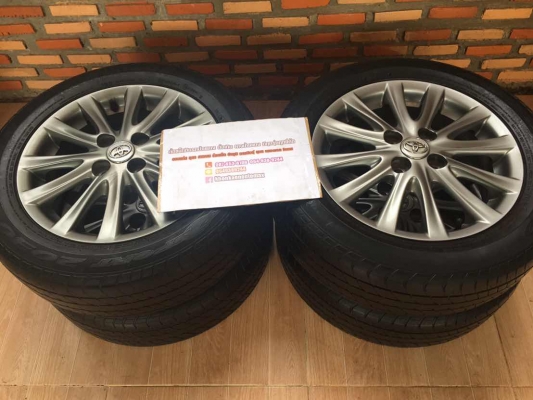 ล้อแม็กซ์ Vios 12 ก้าน สีรมดำ พร้อมยาง Dunlop 185/60/15 ปี 12 ล้อแม็กซ์ Vios 12 ก้าน สีรมดำ พร้อมยาง Dunlop 185/60/15 ปี 12