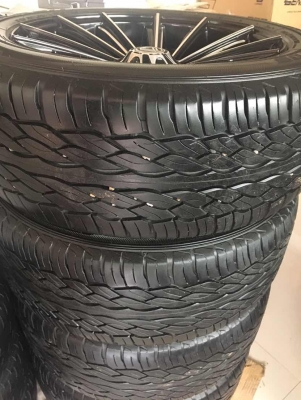 ล้อแม็กซ์ Lenso ขอบ 20 พร้อมยาง FALKEN 265/50/20 Made in japan ยางปี 16 ตอกเต็มๆ
