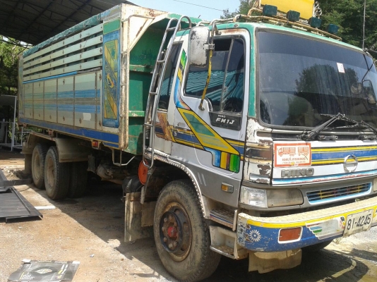 สิบล้อ ฮีโน่ FM1J 220HP 2 เพา ปี40 ดั้มกะบะมีเนียม มีระบบลากลูก รถห้าง สภาพดีสวยพร้อมใช้งาน ทะเบียนพร้อมโอน