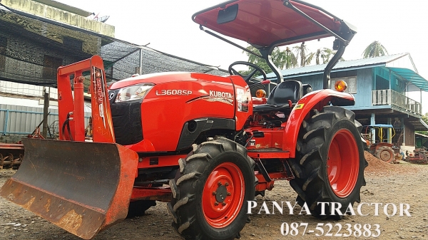 รถเข้าใหม่#ปัญญาแทรคเตอร์..จัดมาให้ครับ ด่วน 355,000 บาท.คูโบต้าL3608SP ใบมีดคานล่างFD163 พร้อม ผานพรวน6&times;22ตราช้างสภาพพร้อมใช้ จัดส่งอำเภอสวรรคโลกจังหวัดสุโขทัย