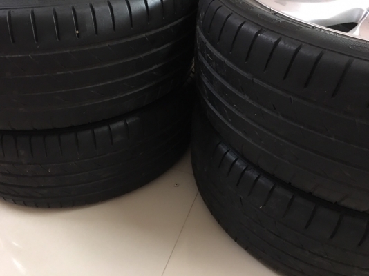 ล้อแม็กซ์มาสด้า 3 พร้อมยาง Dunlop 215 45 18 ปี 14