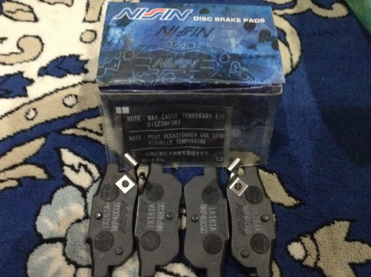 ผ้าเบรคหลังcivic. ตาโต ปี 96