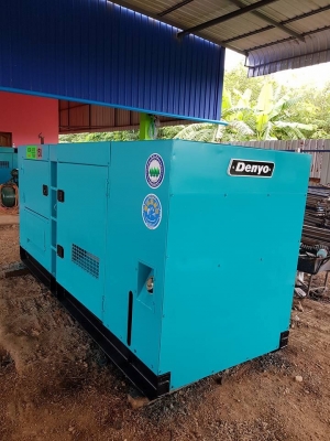 ขายเครื่องปั่นไฟ Denyo 150 Kva เครื่อง มิตซู 6D24 พร้อมใช้งาน 0818481185