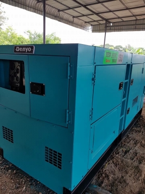 ขายเครื่องปั่นไฟ Denyo 150 Kva เครื่อง มิตซู 6D24 พร้อมใช้งาน 0818481185
