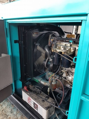 ขายเครื่องปั่นไฟ Denyo 150 Kva เครื่อง มิตซู 6D24 พร้อมใช้งาน 0818481185