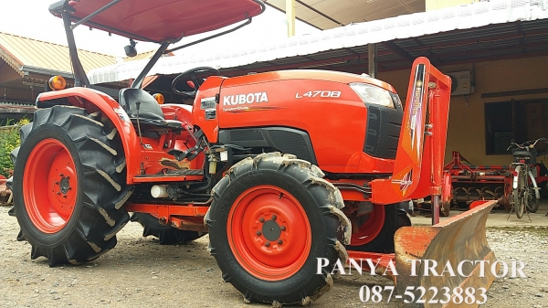 ปัญญาแทรคเตอร์ จัดให้.คูโบต้าL4708 สภาพสวย พร้อมลุยงาน พร้อมอุปกรณ์ใบมีดคานล่างและผาน6&times;24CMT จัดส่งอำเภอบางระกำจังหวัดพิษณุโลก