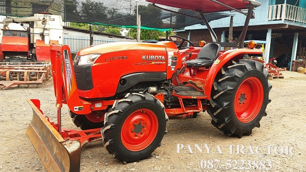 ปัญญาแทรคเตอร์ จัดให้.คูโบต้าL4708 สภาพสวย พร้อมลุยงาน พร้อมอุปกรณ์ใบมีดคานล่างและผาน6&times;24CMT จัดส่งอำเภอบางระกำจังหวัดพิษณุโลก
