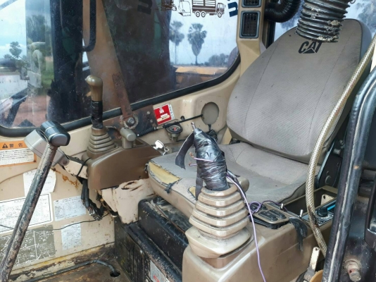 ขายแคท313Bไฟ้ฟ้าครบเอกสารเล่มทะเบียนรถเก่านอกเดิมทั้งคัน