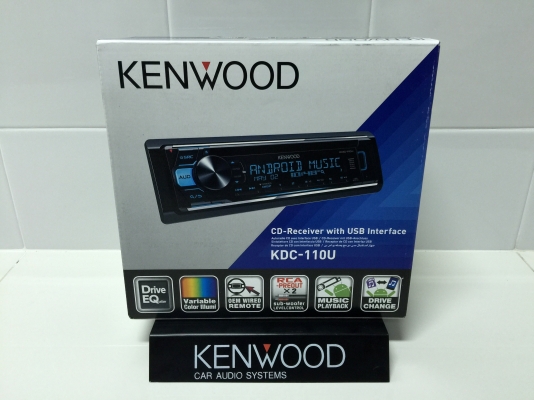 ขายวิทยุ KENWOOD KDC-110U เล่นMP3/USB/AUX ของใหม่