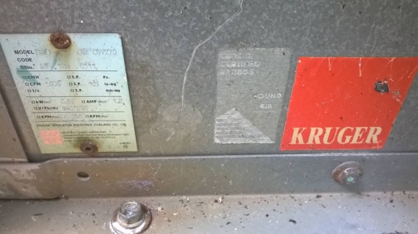 ขายชุดดูดควัน ยี่ห้อkruger4500 บาท