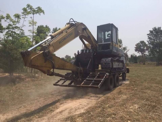 ขายยกชุด1,100,000จำนวน5คันติดต่อ0986288979ตามรูปเลยคับแบคโฮ PC150-3 รถไถยันมา49แรง  รถดั้มFC117 และKM110ต่อดั้มใหม่