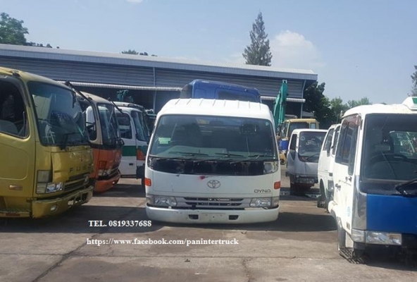 FROM JAPAN*หัวเก๋งรถบรรทุก 6 ล้อกลาง / CABIN TOYOTA DYNA  :BU212 -350-400 / (รุ่นยกหัวได้ /มีแหนบ /คัสซี ) ราคาเพียง 68,000 บาท สนใจรีบติดต่อ 0819337688,  line id 0819337688 http://www.facebook.com/panintertruck