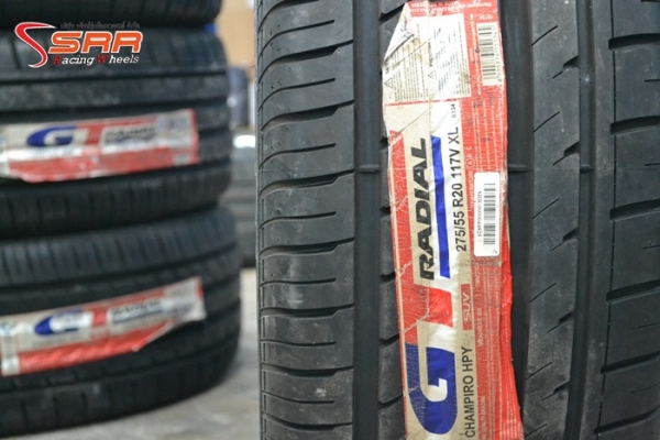 GT RADIAL HPY 275/55R20 ปี14 เส้นละ 2,900 บาท GT RADIAL HPY 275/55R20 ปี14 เส้นละ 2,900 บาท