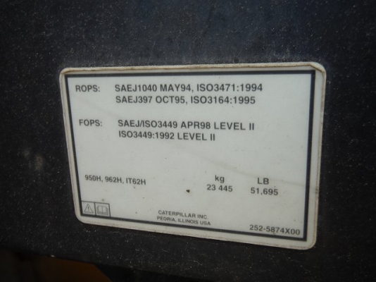 ขายรถตัก ยี่ห้อ CAT รุ่น 950H