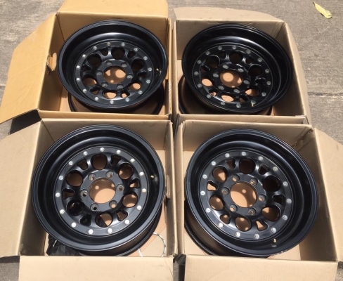 ล้อหยดน้ำ Weld 17x9 ออฟ 0 สภาพใหม่กริ๊บๆ 4วง