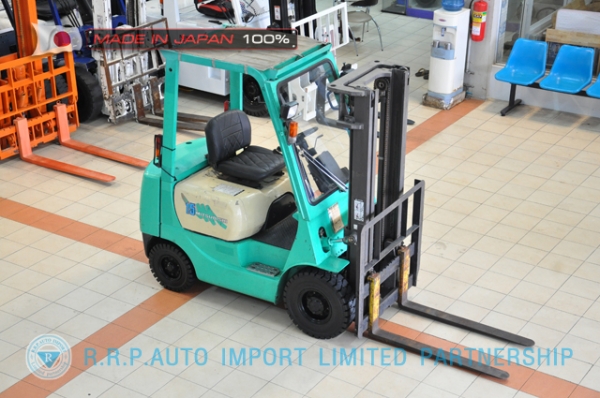 ขายรถโฟล์คลิฟท์มือสอง MITSUBISHI รุ่น FG15-51923 นำเข้าจากประเทศญี่ปุ่น 100\% ไม่เคยใช้งานในไทย
