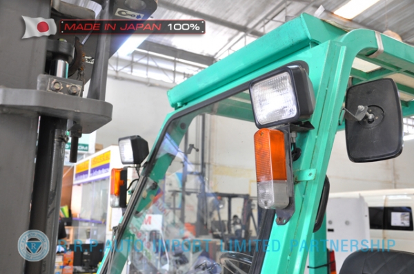 ขายรถโฟล์คลิฟท์มือสอง MITSUBISHI รุ่น FG15-51923 นำเข้าจากประเทศญี่ปุ่น 100\% ไม่เคยใช้งานในไทย