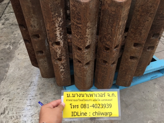 pc200 โซ่+แผ่นแทรคตีนเป็ด เก่านอก