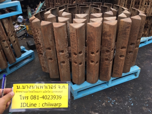 pc200 โซ่+แผ่นแทรคตีนเป็ด เก่านอก