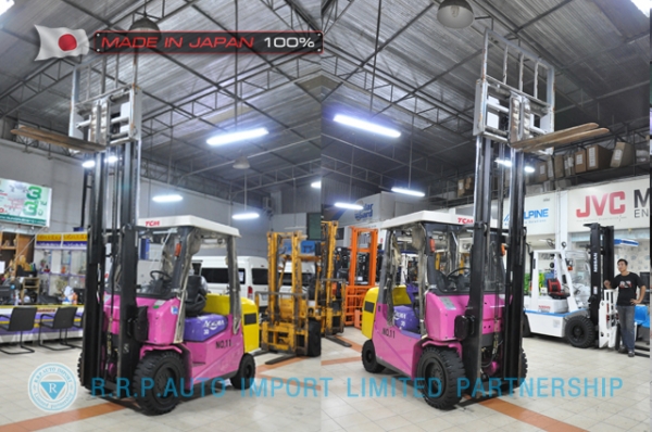 ขายรถโฟล์คลิฟท์มือสอง TCM รุ่น FA30D-09P00569 นำเข้าจากประเทศญี่ปุ่น 100\% ไม่เคยใช้งานในไทย