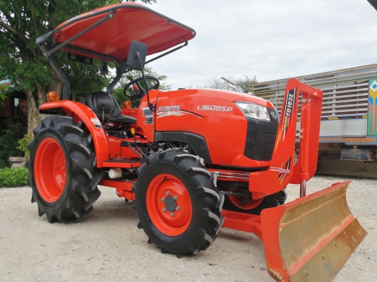 คูโบต้า L3608SP 4 WD เกรด AAA ทำงาน 117 ชั่วโมง ดันหน้าช้าง ผานหลังช้าง