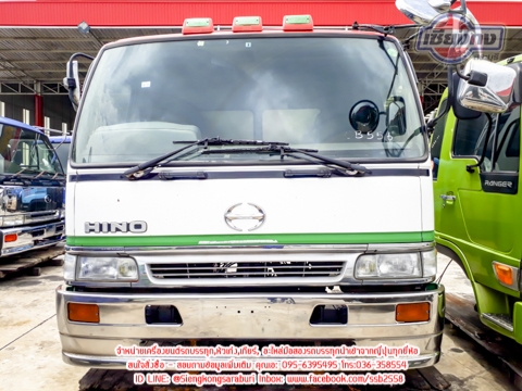 ขายหัวสวย HINO สิงห์ไฮเท็คสมอเงินหัวกว้าง สภาพพร้อมใช้งาน