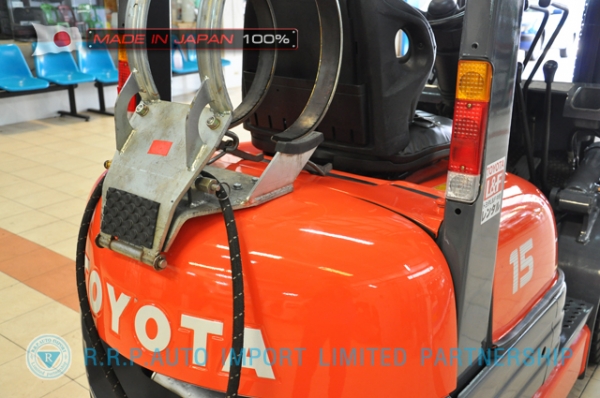 ขายรถโฟล์คลิฟท์มือสอง TOYOTA รุ่น 6FG15-31902 นำเข้าจากประเทศญี่ปุ่น 100\% ไม่เคยใช้งานในไทย